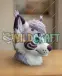 Hybrid Fur Suit Head Commission - Side Picture