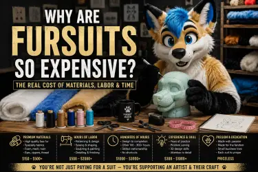 Thumbnail for ¿Por qué son tan caros los fursuits? El coste real de los materiales, la mano de obra y el tiempo.
